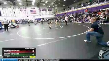 110 lbs Quarterfinal - Sierra Gonzales, Chiawana vs Brianna Martinez, Moses Lake