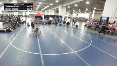 75 lbs Champ. Round 3 - Benjamin Myers, Nevada vs Dominic Orozco, Nevada