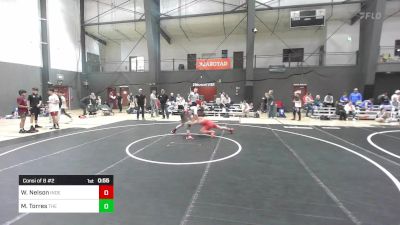 137 lbs Consi Of 8 #2 - Waylon Nelson, Independent vs Max Torres, The Wrestling Assylum