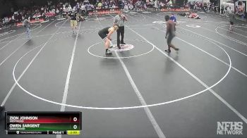 4A 220 lbs Quarterfinal - Owen Sargent, Greenwood vs Zion Johnson, Westwood