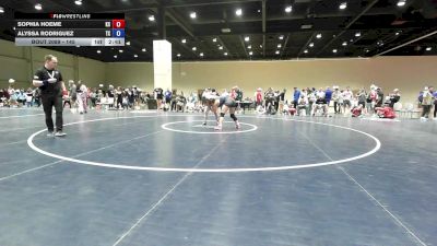 145 lbs Cons. Round 5 - Sophia Hoeme, KS vs Alyssa Rodriguez, TX