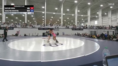 115 lbs Kaylee Vera, Ohio Blue vs Adalyne Montiel, Washington J