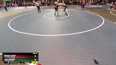 190 lbs Cons. Round 3 - Sam Buono, Junipero Serra vs Brady West, Elk Grove Senior