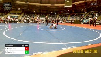 40 lbs Semifinal - Christopher Moreno, Hawkeye WC vs Cruz Montez, Steel City Relaoded