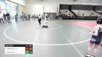 49 lbs Rr Rnd 2 - Javon Haliburton, Steel Valley Knights vs Levi Kaufman, Minion Black