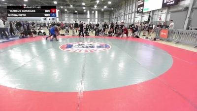 165 lbs Champ. Round 1 - Marcus Gonzales, Auburn Area Wrestling Club vs Gudina Biftu, Wrestling Rhinos Wrestling Club