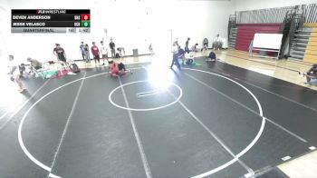 126 lbs Quarterfinal - Jesse Velasco, OCRTC vs Deven Anderson, Downey High School