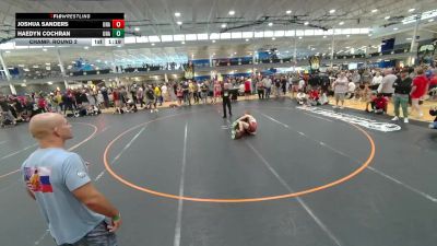 95 lbs Champ. Round 2 - Haedyn Cochran, Unattached vs Joshua Sanders, Unattached