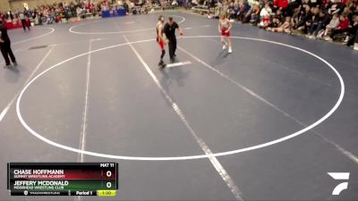 86 lbs Quarterfinal - Chase Hoffmann, Summit Wrestling Academy vs Jeffery McDonald, Moorhead Wrestling Club