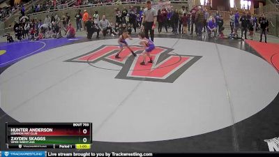 49 lbs Cons. Round 5 - Zayden Skaggs, Viper Wrestling vs Hunter Anderson, Lebanon Mat Club