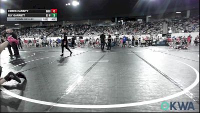 85 lbs Consi Of 8 #2 - Creek Cassity, Barnsdall Youth Wrestling vs Ely Garrett, D3 Wrestling Cluib