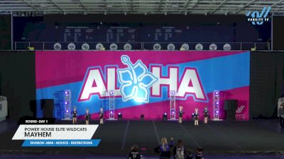 Power House Elite Wildcats - MAYHEM [2025 L1 Mini - Novice - Restrictions Day 1] 2025 Aloha Pittsburgh Showdown
