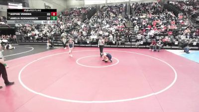 6A 135 lbs Quarterfinal - Amelia Roennebeck, Syracuse vs Sophie Venema, Herriman