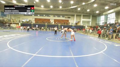 285 lbs Cons. Round 1 - Chris Ayala, Cortland vs Seamus Carroll, Brockport