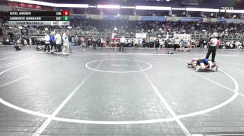 64 lbs Quarterfinal - Axel Jaeger, Carl Junction vs Jameson Hubbard, South Central Punishers