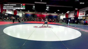 150 lbs Champ. Round 2 - Noa Hernandez, San Juan Hills vs Edward Gutierrez, Heritage