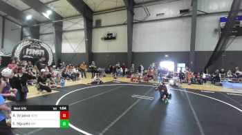 72 lbs Rr Rnd 2 - Alysiah Grijalva, Hotshots Wrestling vs Evelyn Nguyen, Mat Demon WC