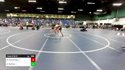 132 lbs Consi Of 32 #1 - Niko Fernandez, CO vs Kameron Stiffler, AL