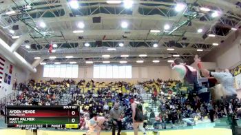 175 lbs 1st Place Match - Matt Palmer, GROVE CITY vs Ayden Meade, MANCHESTER