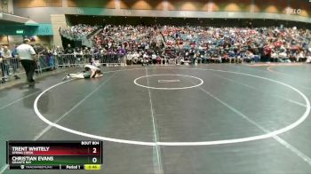 120 lbs Cons. Round 1 - Trent Whitely, Spring Creek vs Christian Evans, Granite Bay