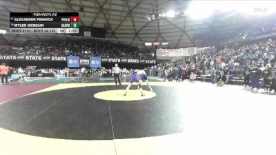 Boys 4A 150 lbs Champ. Round 1 - Alexander Fenwick, Puyallup vs Myles McBeain, Graham-Kapowsin