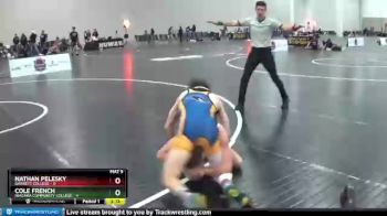 133 lbs Round 3 (6 Team) - Cole French, Niagara Community College vs Nathan Pelesky, Garrett College