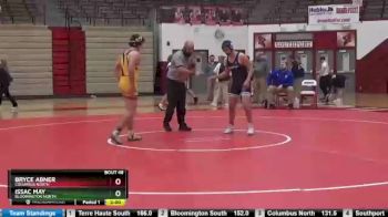 195 lbs Semifinal - Issac May, Bloomington North vs Bryce Abner, Columbus North