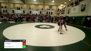 195 lbs Round Of 16 - Jackson Rinke, Bridgewater-Raynham vs Gavin Luciano, Norton