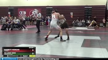 126 lbs Round 1 - Barrett Morgan, Algona vs Ricardo Rios, Waterloo East