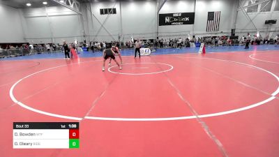 119B lbs Rr Rnd 1 - Dawson Bowden, Wtf Witchduck Training Facility vs Owen Oleary, Ridge High School