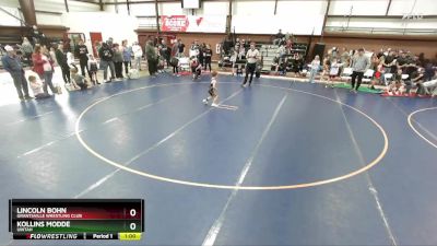 48+ Round 1 - Kollins Modde, Uintah vs Lincoln Bohn, Grantsville Wrestling Club