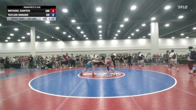 126 lbs Cons. Sub-semis - Michael Santos, Legacy Dragons vs Taylon Winker, C2x