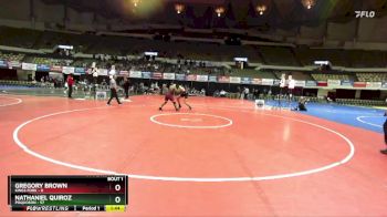 175 lbs Finals (2 Team) - Nathaniel Quiroz, Poquoson vs Gregory Brown, Kings Fork