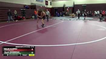 S-13 lbs 5th Place Match - Talas Zimmerman, Waverly Area Wrestling Club vs Rolan Alverez, Assumption Elite