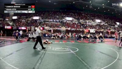 A - 144 lbs Champ. Round 1 - Connor Benson, Libby / Troy vs Isiaha Otto, Havre