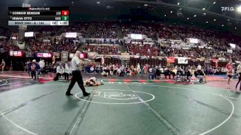 A - 144 lbs Champ. Round 1 - Connor Benson, Libby / Troy vs Isiaha Otto, Havre