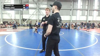 144 lbs Semis - Tavarre Lee, FordDynastyWrestlingClub vs Miguel Lopez, Whatcom Wrestling Academy