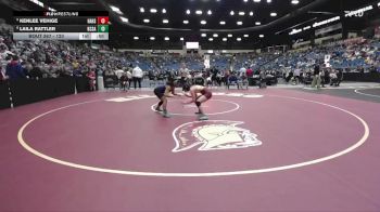 120 lbs Cons. Round 2 - Laila Rattler, Kansas City - Sumner Academy HS vs Kenlee Vehige, Hays Hs