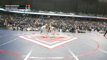 6A 190 lbs Semifinal - Mikey Portante, Watauga High School vs Micah Geoghegan, St. Stephens High School