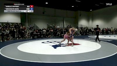 68 lbs 3rd Place Match - Noelle Gaffney, New Jersey vs Brooklyn Hays, USOPTC/ Titan Mercury Wrestling Club (TMWC)