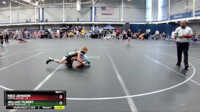 72 lbs Finals (2 Team) - William Filbert, Vipers Wrestling vs Niko Johnson, Capital City WC