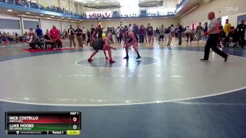 174 lbs Champ. Round 1 - Nick Costello, King`s (PA) vs Luke Moore, Delaware Valley