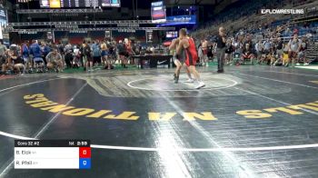 182 lbs Cons 32 #2 - Brady Eick, Wisconsin vs Rowdy Pfeil, Wyoming