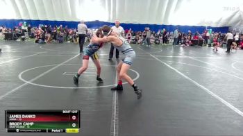 80 lbs 1st Place Match - James Danko, SHWA vs Brody Camp, Unattached