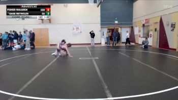 126 lbs Champ. Round 1 - Fisher Walgren, Centennial High School vs Gage Reynolds, Snake River