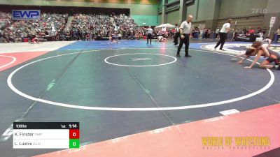 108 lbs Round Of 64 - Kendrick Finster, Timpanogos Wrestling vs Lemuel Lustre, Zillah