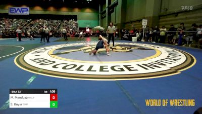 108 lbs Round Of 64 - Maximo Mendoza, Wolf Den vs Simon Boyer, Timpanogos Wrestling