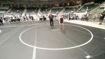 92 lbs Rr Rnd 2 - Isaac Crowley, Repmo Wrestling vs Paisley Heflin, Pryor Tigers