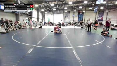 132 lbs Round Of 32 - Josh Sheets, Team Shutt Garnett Trained vs Lazarus Joyce, Revival Orange