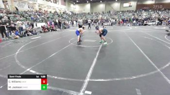 113 lbs Semifinal - ChetGreyson Willams, Anderson Attack WC vs Mason Jackson, Damonte Mustangs WC